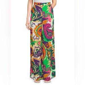 BA&SH Naomie Flat Front Paisley Pants